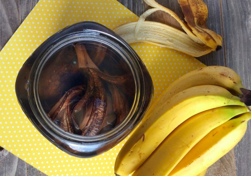 Hágalo usted mismo: fertilizante casero de cáscara de plátano