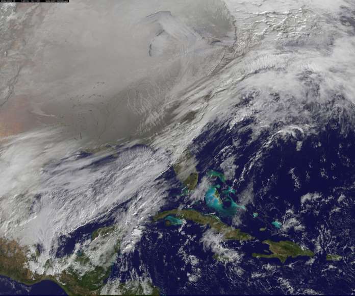 Aunque el Deep Freeze de América del Norte se ve lindo desde el espacio, es una mala, mala señal