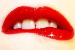 lip-lipstick-red-nervous-biting-lip-teeth-mouth1